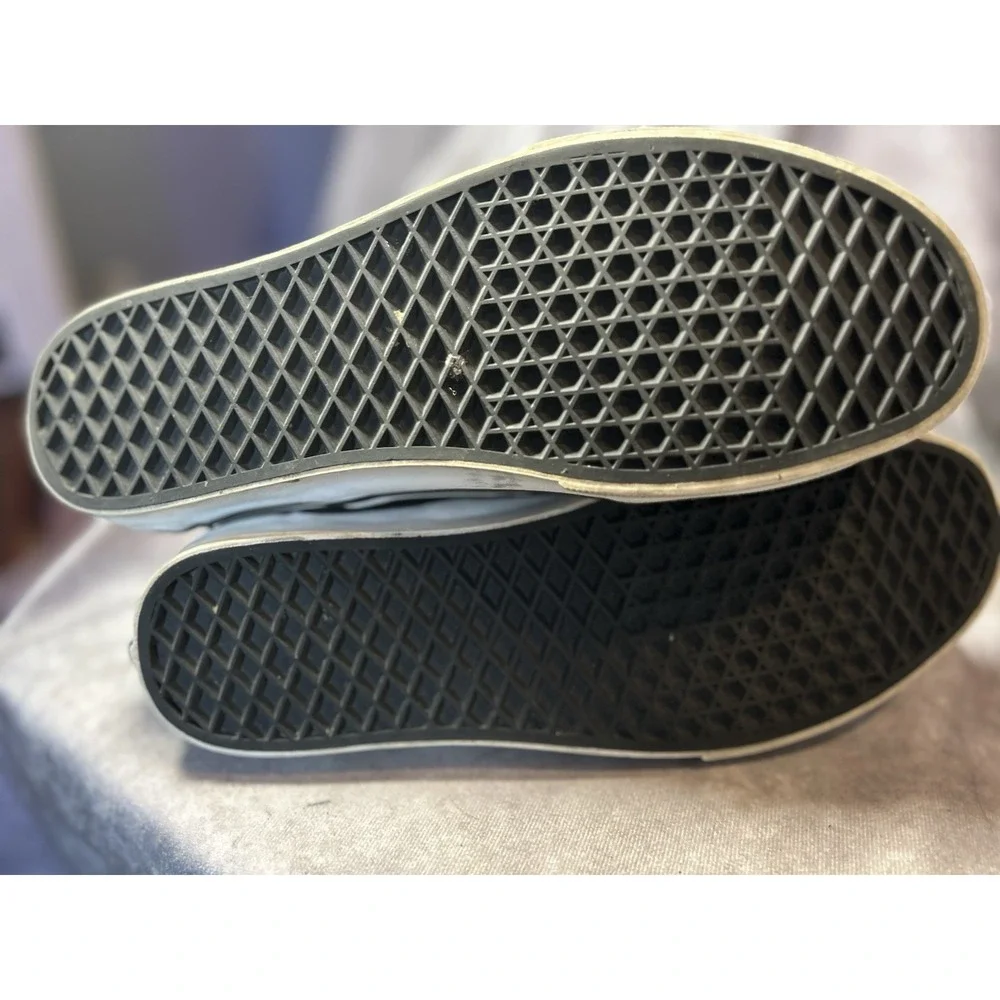 VANS Classic Checkerboard Men's Black/White Canvas Slip-On Comfort Rubber